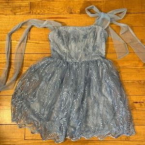 Francesca’s Collection: Silvery Blue dress